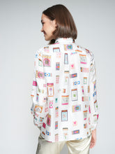 Cargar imagen en el visor de la galería, CAMISA TEA CERILLAS SEDA PRINT

