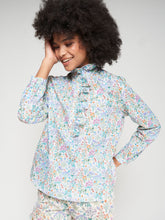 Cargar imagen en el visor de la galería, CAMISA ESTAMPADO FLORES VOLANTES
