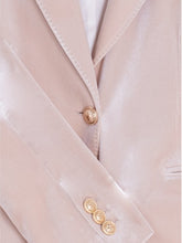 Cargar imagen en el visor de la galería, CHAQUETA DE TERCIOPELO ROSA CON BOTÓN DORADO

