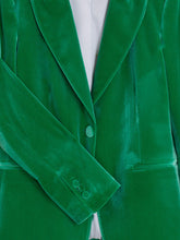 Cargar imagen en el visor de la galería, CHAQUETA DE TERCIOPELO VERDE
