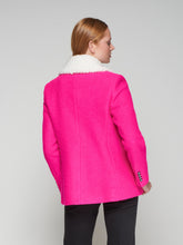 Cargar imagen en el visor de la galería, CHAQUETA MARINERA ROSA CUELLO BORREGUITO
