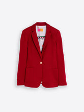 Cargar imagen en el visor de la galería, CHAQUETA ROJO CON FORRO ESTAMPADO
