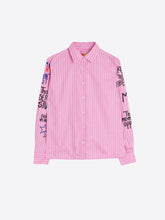 Cargar imagen en el visor de la galería, CAMISA RAYAS ROSA GRAFITI
