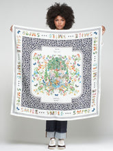 Cargar imagen en el visor de la galería, FOULARD SILK MAKE A WISH SEDA
