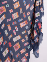 Cargar imagen en el visor de la galería, FOULARD CERILLAS MARINO
