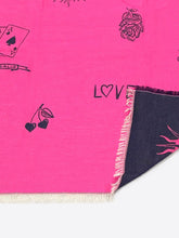 Cargar imagen en el visor de la galería, FOULARD LANA TATTOO JACQ ROSA
