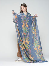 Cargar imagen en el visor de la galería, FOULARD LEOPARDOS Y PALMERAS

