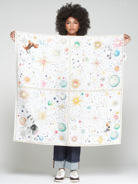FOULARD SILK COSMICO SEDA
