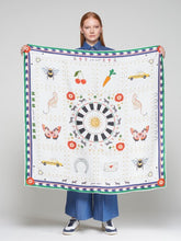 Cargar imagen en el visor de la galería, FOULARD SILK HIPICA SEDA
