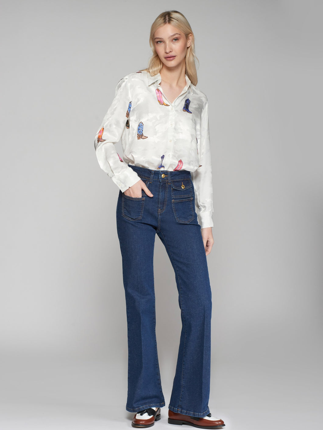 PANTALON DENIM MEDIO