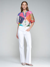 Cargar imagen en el visor de la galería, PANTALON DENIM BLANCO BOLSILLOS
