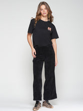 Cargar imagen en el visor de la galería, PANTALON NEGRO PANA CORTE RECTO
