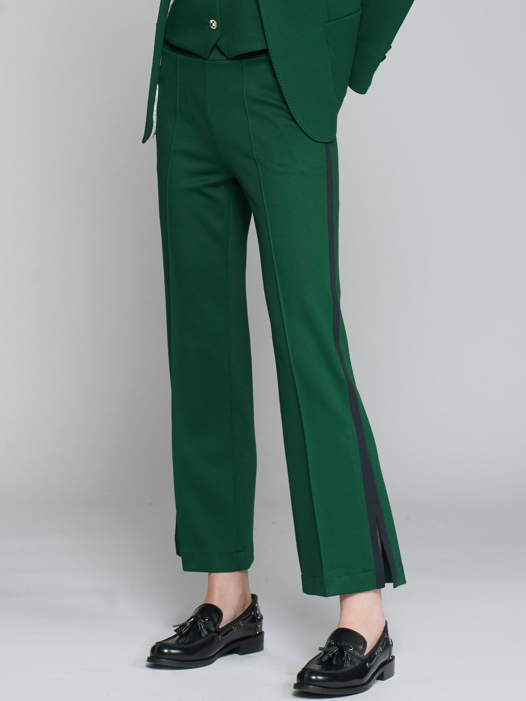 PANTALON VERDE STRECH ESTRUCTURA