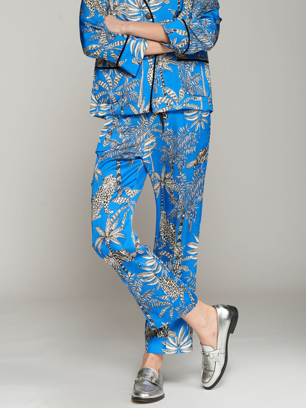 PANTALON ESTAMPADO SELVA AZULON