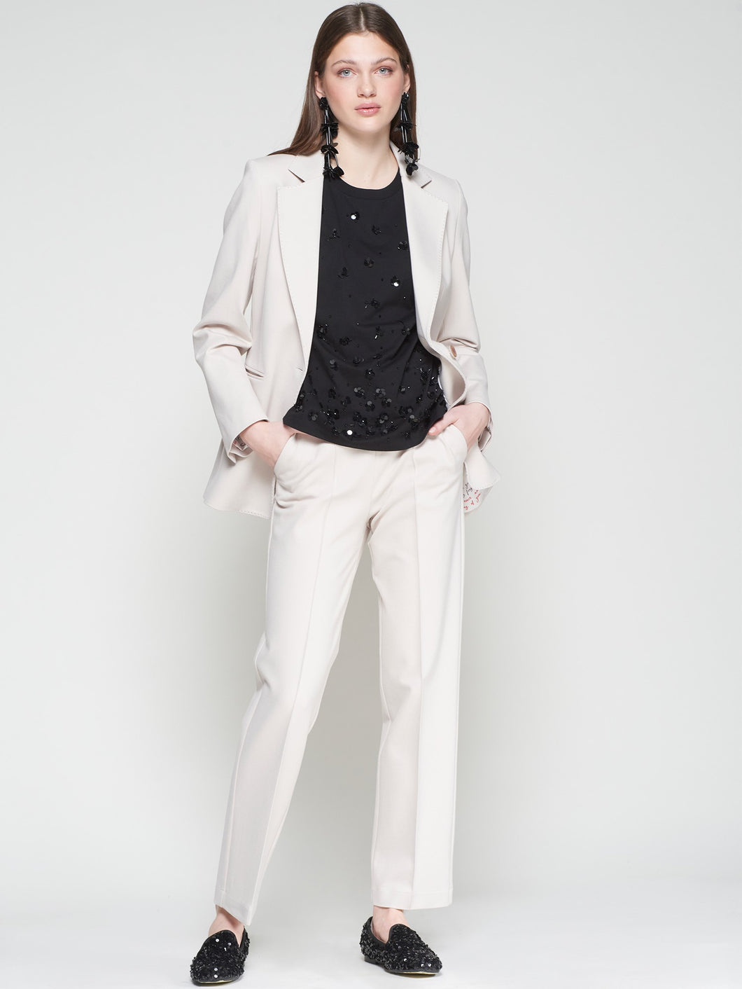 PANTALON ELISA PUNTO ROMA CRUDO