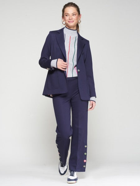 PANTALON MARINO BOTONES ABEJAS