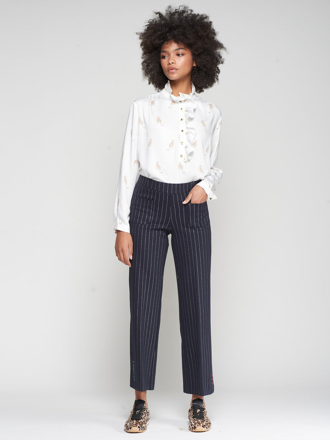 PANTALON MILA EMB AZ MARINO RAYA PLATA