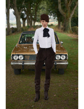 Cargar imagen en el visor de la galería, PANTALON SORA VELVETON MARRON
