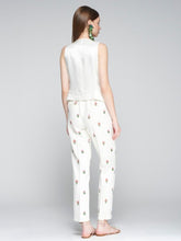 Cargar imagen en el visor de la galería, PANTALON LINO ESTAMPADO MINI FLOR
