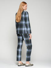 Cargar imagen en el visor de la galería, PANTALON TIFFANY ESCOCES VERDE ORO
