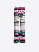 Cargar imagen en el visor de la galería, PANTALÓN ESPIGA VERDE LUREX JACQUARD
