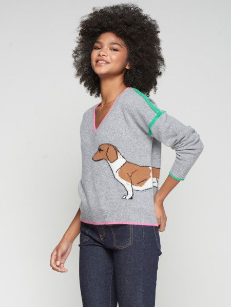 JERSEY GRIS PERRO SALCHICHA