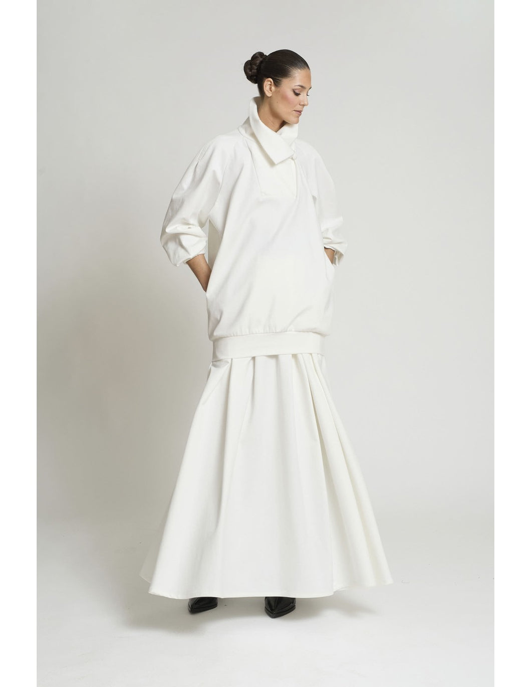SUDADERA VANESA BLANCA