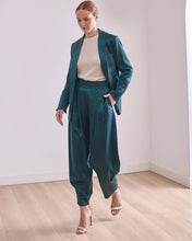 Cargar imagen en el visor de la galería, Blazer con brillo verde agua
