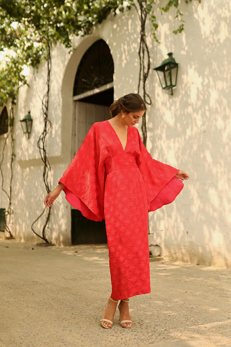 Vestido Begonia rojo